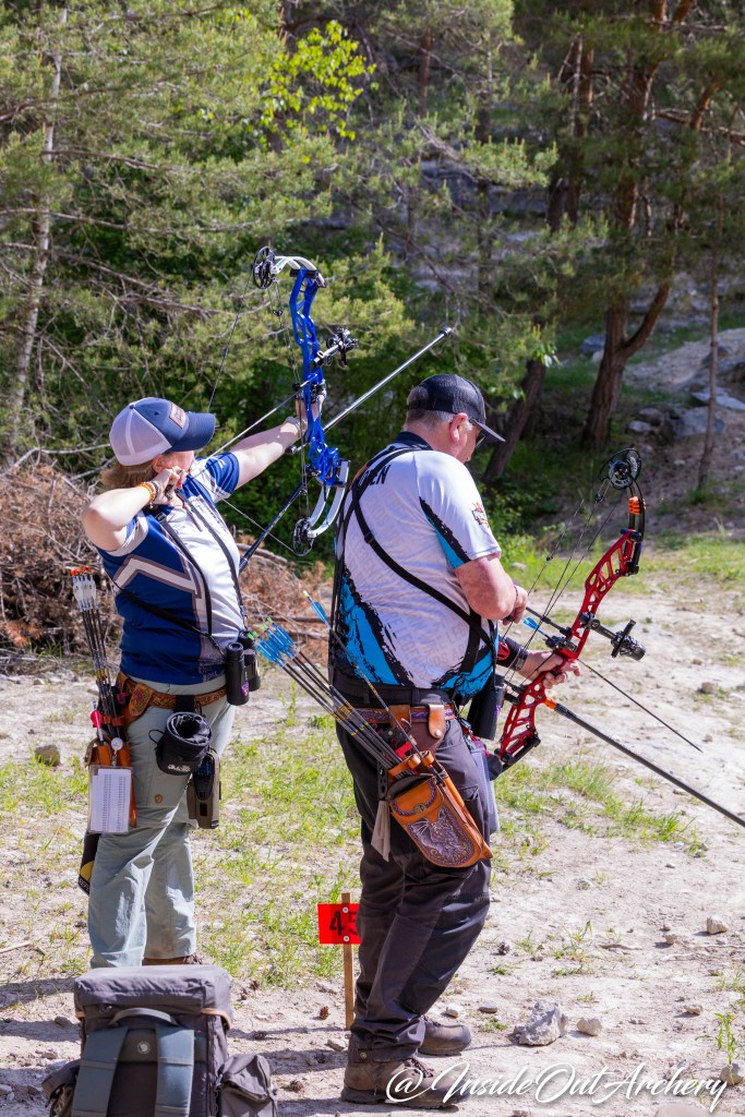 45 Meter 80cm target up a cliff